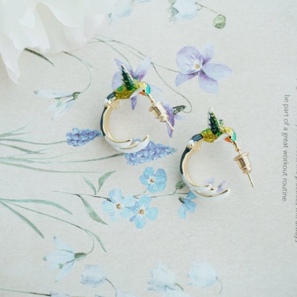 Bird earrings - Picture 3 of 6